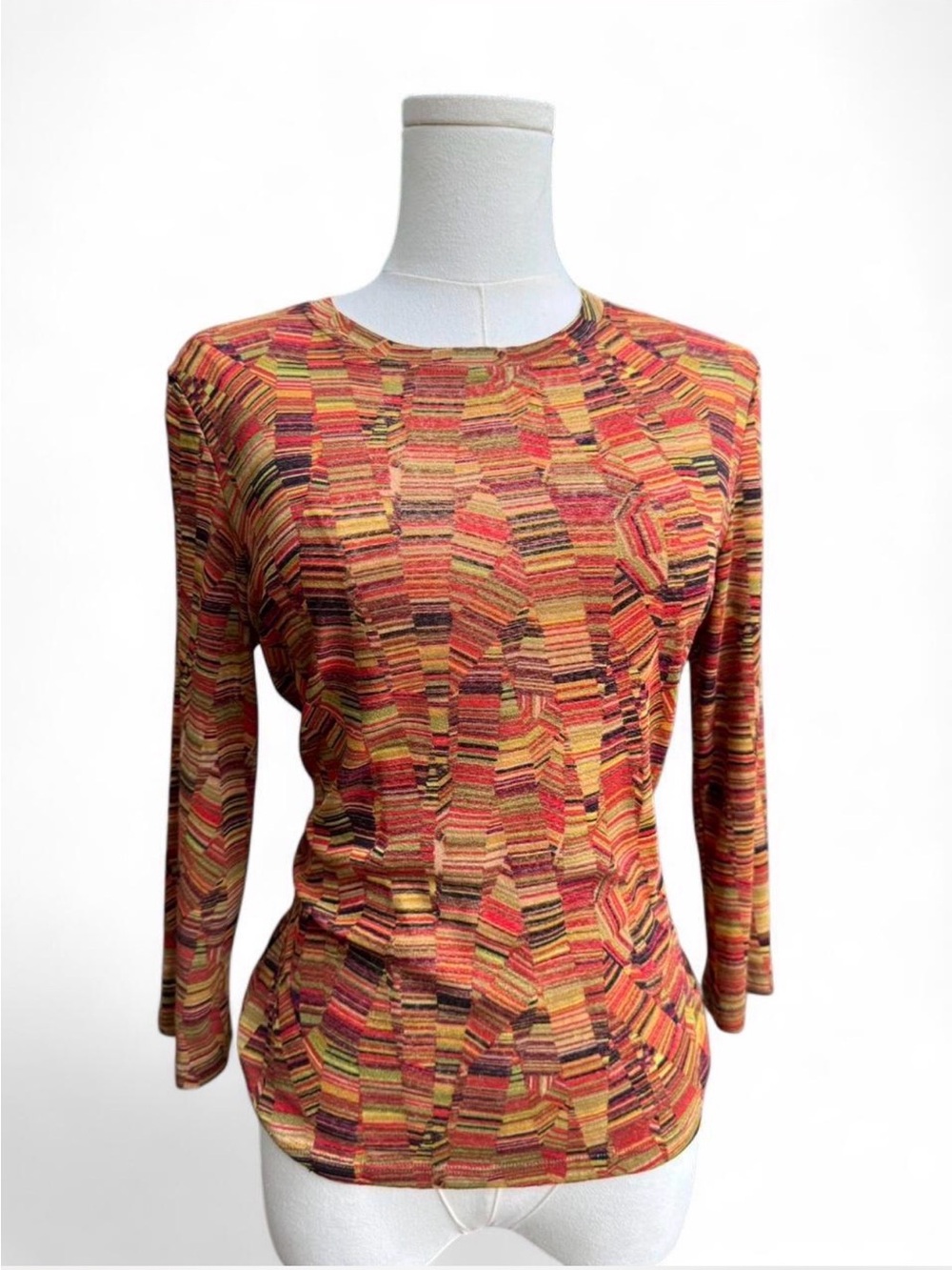 Vintage Doki-Geki Abstract Mesh Top | Y2K Indie Sleaze Whimsigoth